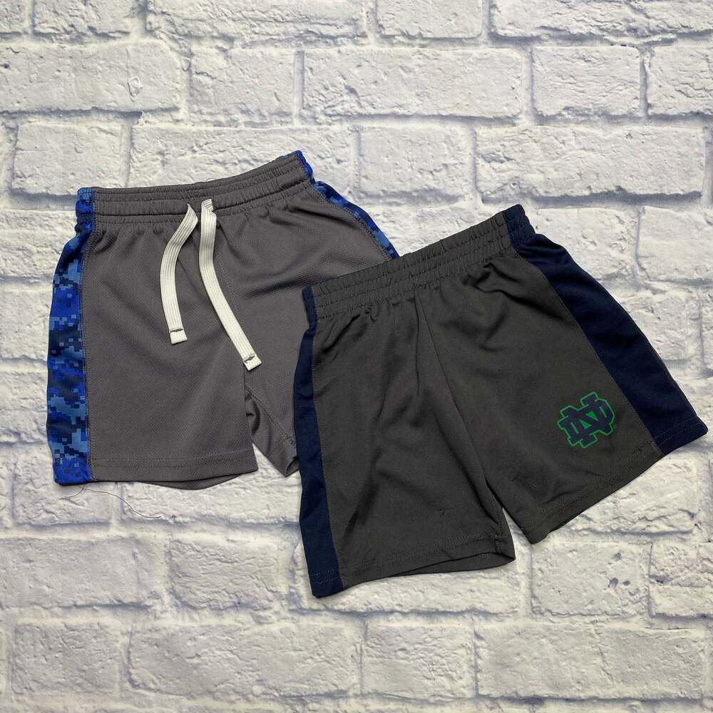 Bundle of 2T Athletic Shorts, including a Notre Dame Pair!